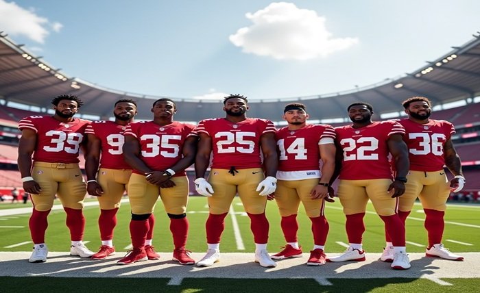 49ers players